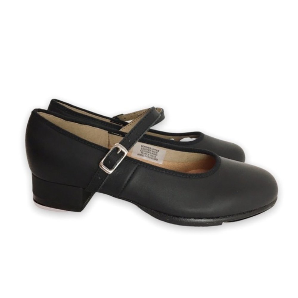 Bloch Tap Dance Shoes Tap-On Leather Mary Jane Strap Techno Tap S0302L Size 4
